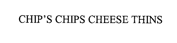 CHIP'S CHIPS CHEESE THINS