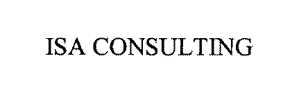 ISA CONSULTING