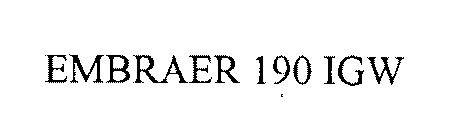 EMBRAER 190 IGW