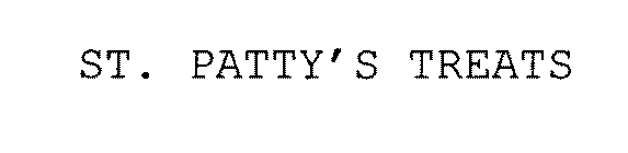 ST. PATTY'S TREATS