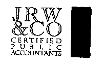 JRW & CO CERTIFIED PUBLIC ACCOUNTANTS