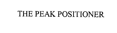 THE PEAK POSITIONER