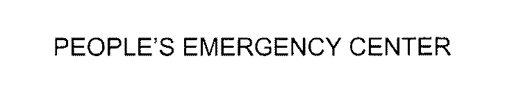 PEOPLE'S EMERGENCY CENTER