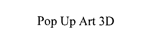 POP UP ART 3D