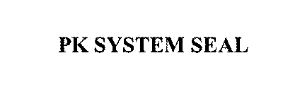 PK SYSTEM SEAL