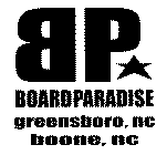 BP BOARD PARADISE GREENSBORO, NC BOONE, NC