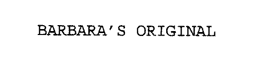 BARBARA'S ORIGINAL
