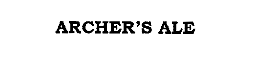 ARCHER'S ALE