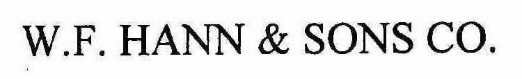 W.F. HANN & SONS CO.