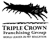 TRIPLE CROWN FRANCHISING GROUP WORLD LEADER IN PET EDUCATION