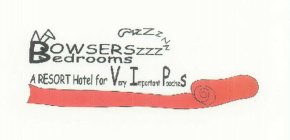 BOWSERSZZZZZZZZZBEDROOMS A RESORT HOTEL FOR VERY IMPORTANT POOCHES