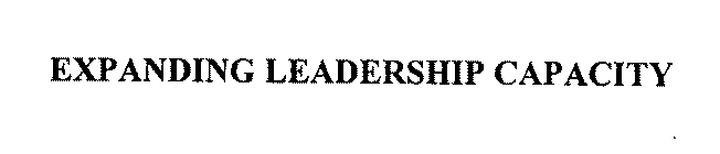 EXPANDING LEADERSHIP CAPACITY