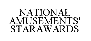 NATIONAL AMUSEMENTS' STARAWARDS