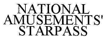 NATIONAL AMUSEMENTS' STARPASS
