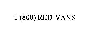 1 (800) RED-VANS
