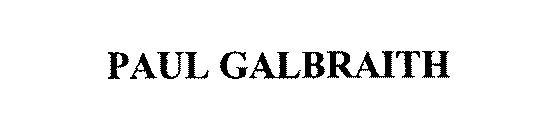 PAUL GALBRAITH
