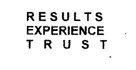 RESULTS EXPERIENCE TRUST