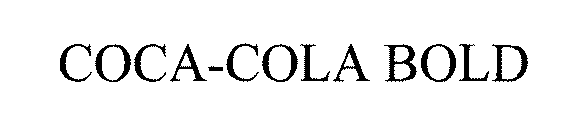 COCA-COLA BOLD