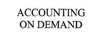 ACCOUNTING ON DEMAND