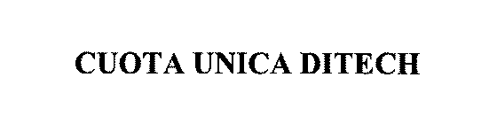CUOTA UNICA DITECH