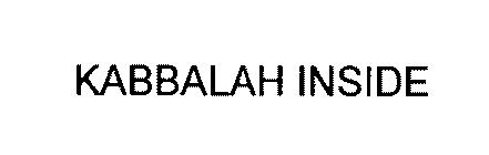 KABBALAH INSIDE