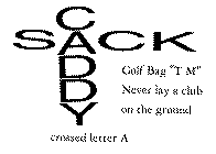 CADDY SACK GOLF BAG 