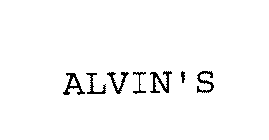 ALVIN'S