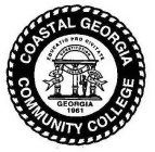 COASTAL GEORGIA COMMUNITY COLLEGE GEORGIA 1961 EDUCATIO PRO CIVITATE CONSTITUTION JUSTICE WIS DOM MODER ATION