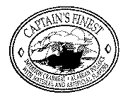 CAPTAIN'S FINEST IMITATION CRABMEAT, ALASKAN POLLOCK WITH NATURAL AND ARTIFICIAL FLAVORS