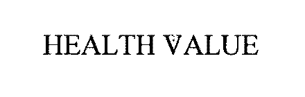 HEALTH VALUE