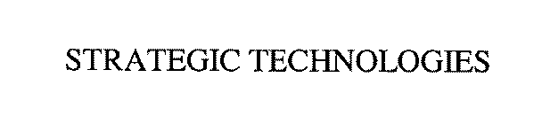 STRATEGIC TECHNOLOGIES