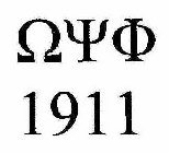 [OMEGA-SYMBOL][PSI-SYMBOL][PHI-SYMBOL] 1911