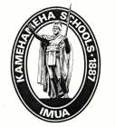 KAMEHAMEHA SCHOOLS · 1887 IMUA
