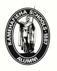 KAMEHAMEHA SCHOOLS 1887 ALUMNI