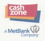 CA$H ZONE A METBANK COMPANY