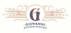 G GIOVANNI EXPERIENCES