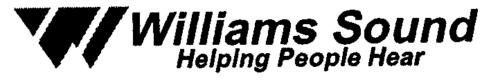WILLIAMS SOUND HELPING PEOPLE HEAR