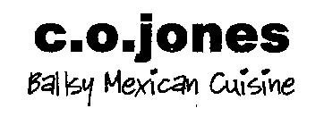 C.O.JONES BALLSY MEXICAN CUISINE
