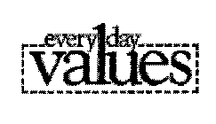 EVERDAY VALUES