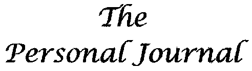 THE PERSONAL JOURNAL
