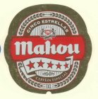 M MAHOU CINCO ESTRELLAS 1890 CERVEZA ESPECIAL 33CL