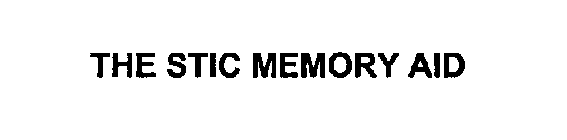 THE STIC MEMORY AID