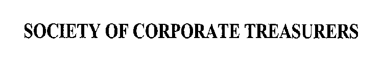 SOCIETY OF CORPORATE TREASURERS