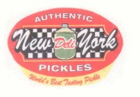 AUTHENTIC NEW YORK DELI PICKLES WORLD'S BEST TASTING PICKLE