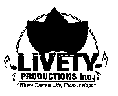 LIVETY PRODUCTIONS INC.  