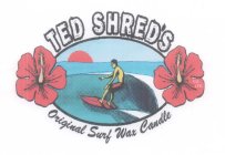 TED SHRED'S ORIGINAL SURF WAX CANDLE