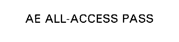 AE ALL-ACCESS PASS