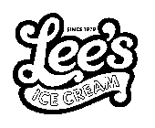 LEE'S ICE CREAM SINCE 1979