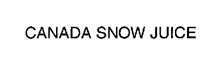 CANADA SNOW JUICE