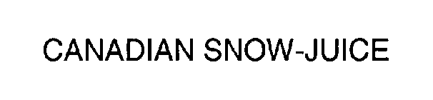 CANADIAN SNOW-JUICE